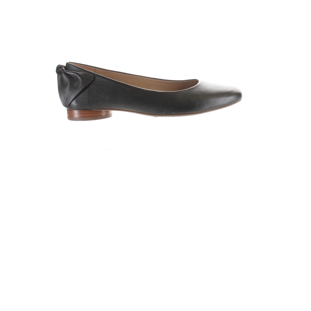 Bernardo Womens Eloise Black Calf Leather Ballet Flats Size 7 Medium (B  M)